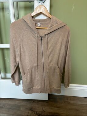 Merino wool Lululemon full Zip Hooded Sweater